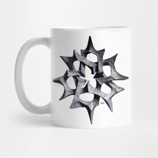 Star on Black / Swiss Artwork Photography Mug